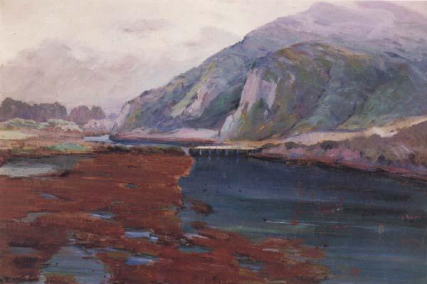Jean Mannheim Aliso Canyon and Bridge at Coast Highway,n.d. oil painting image